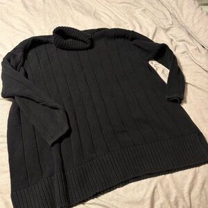 Eddie Bauer Black Turtleneck Sweater
